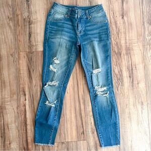 Maurice’s Destructed Skinny Jeans